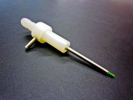 Overlook OneShot™ co-ax filler needle with Teflon coated tip